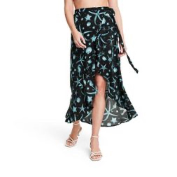 Deep Sea Print Wrap Skirt - Agua Bendita x Target - Picture 5 of 11